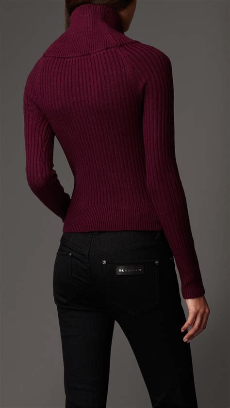 burberry polo neck